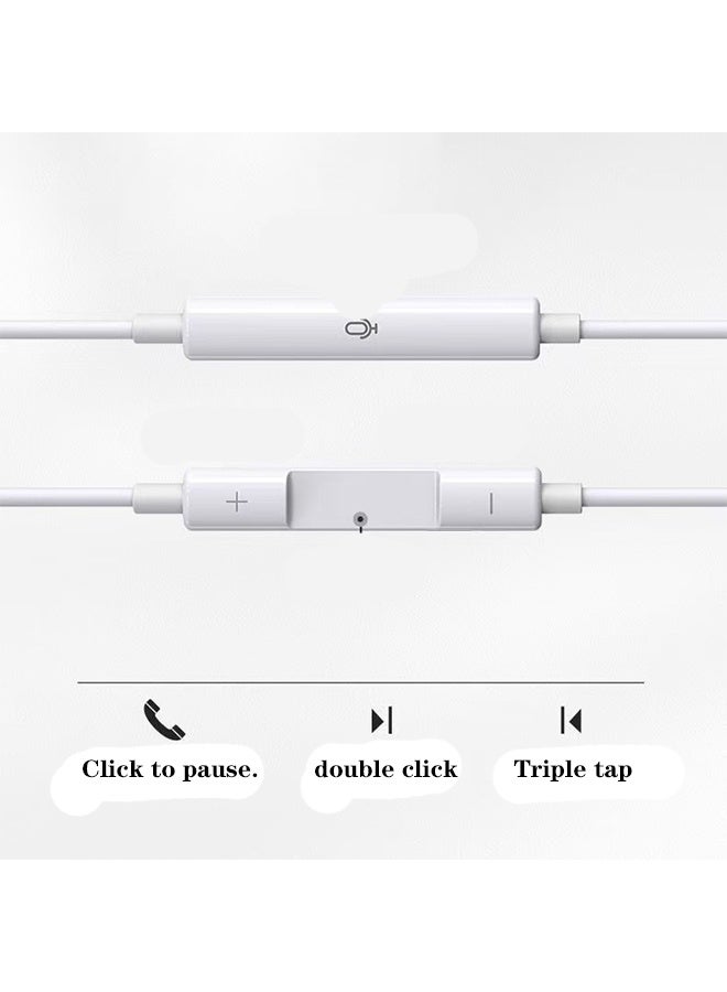 MANBO Type-c In-Ear Wired Headphones with Microphone & In-Line Controls - Image 4